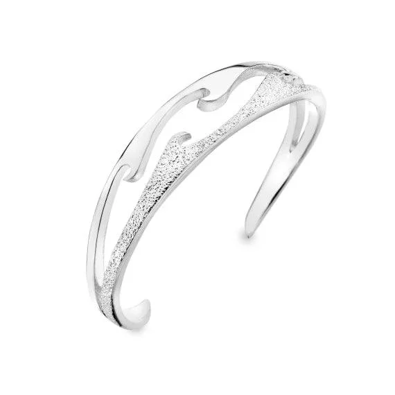 Traditional Bridal Bangles Set-Sea Gems Cornish Surf Bangle