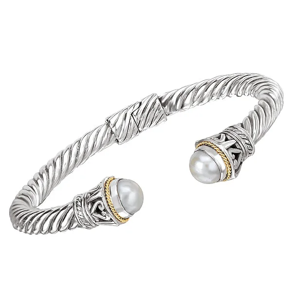 Personalize Bracelets For Anniversary Gifts-Ladies Fashion Pearl Bracelet