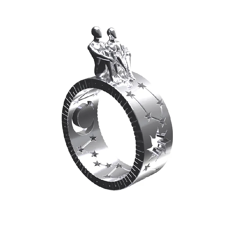 Women's engagement rings-STARGAZERS RING