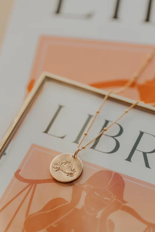 Chic Pendant Necklaces -Libra In Bloom Necklace