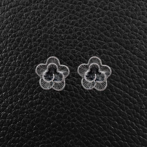 Zirconia Earrings-Diamond Flower Earrings