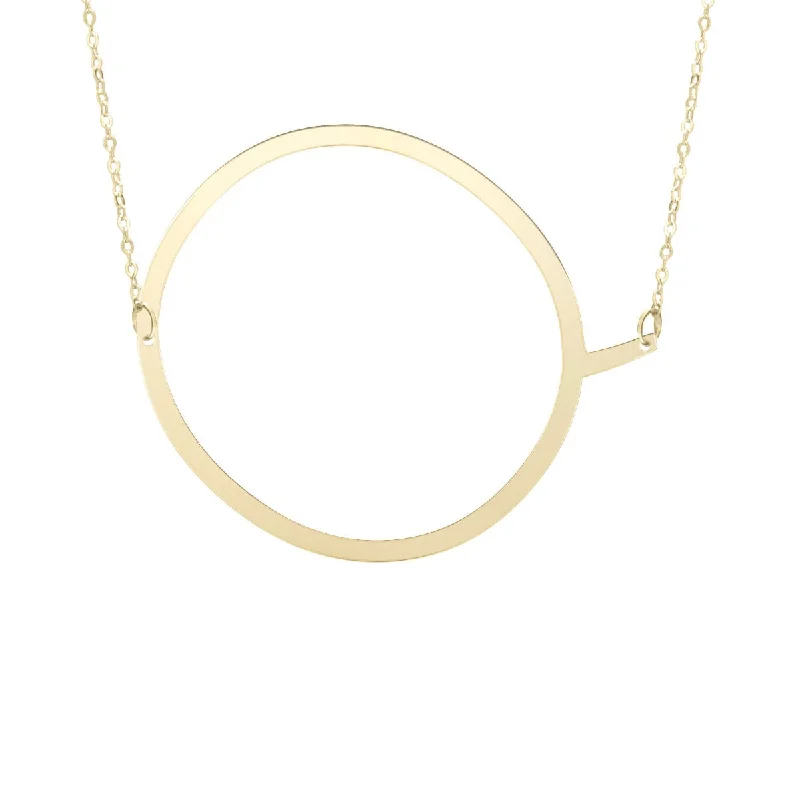 Multi-Colored Necklaces -14K Yellow Gold Polished Initial Q 18" Necklace with Lobster Clasp RCQ10908-18