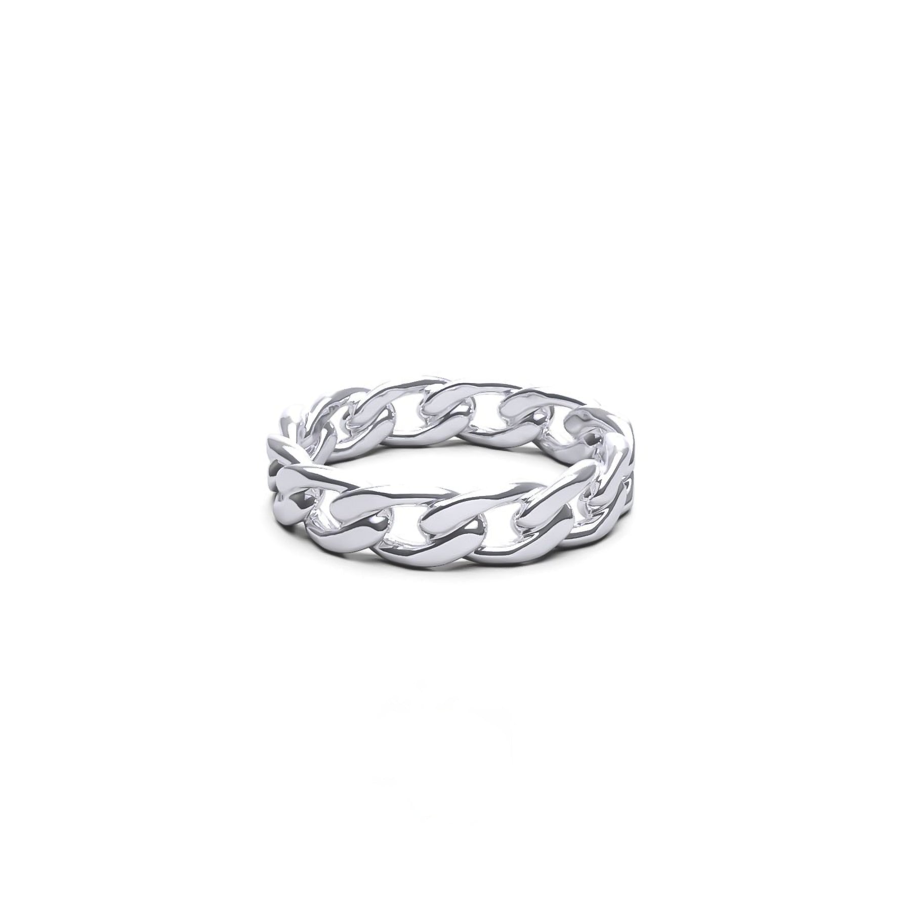 Wedding rings-MINI CUBAN RING