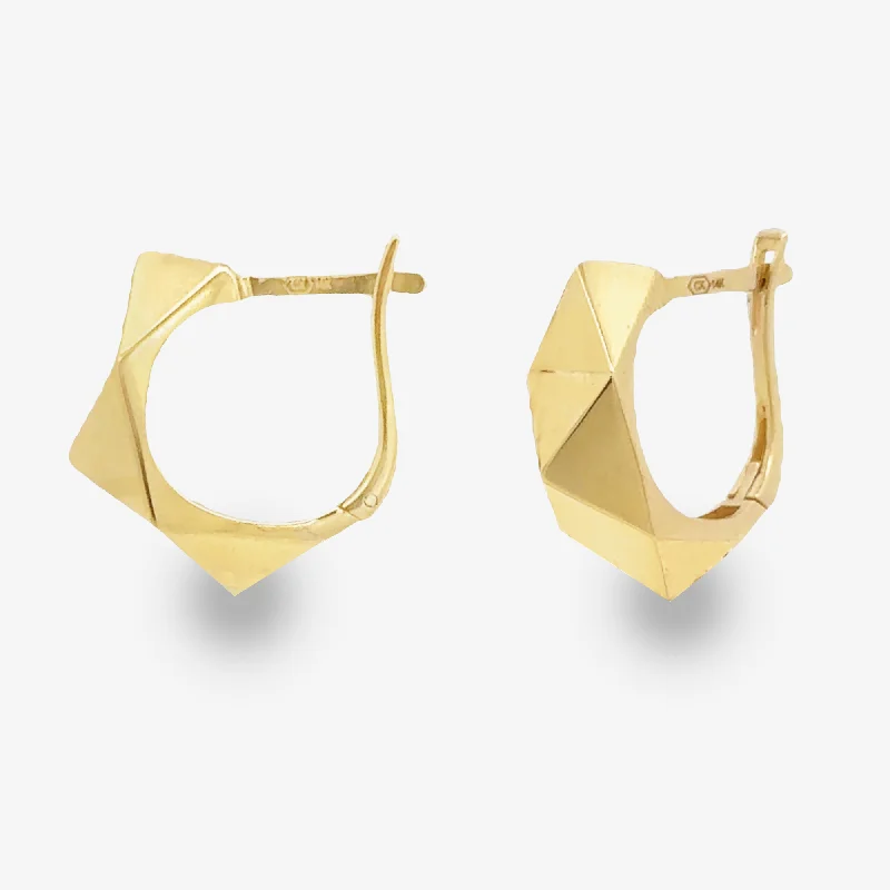 Dangling Hoop Earrings-Geometric Huggie Earrings