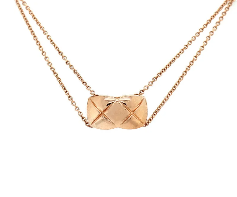 Fashion Jewelry Necklaces -Chanel Coco Crush Pendant Necklace in 18K