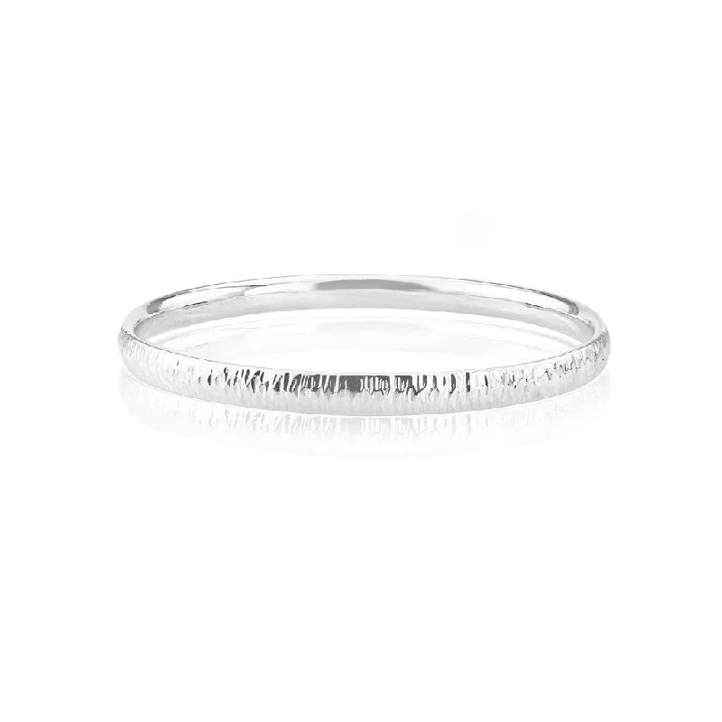 Elegant Bridal Bangles For Women-John Garland-Taylor EZ Bangle in Sterling Silver