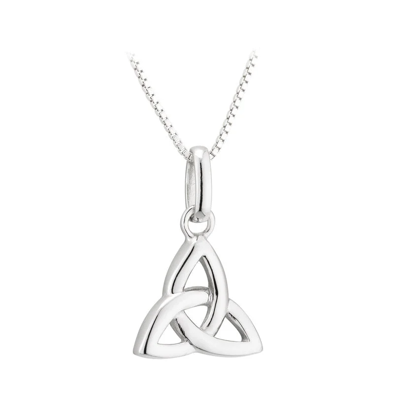 Personalized Family Necklaces -Sterling Silver Trinity Knot Pendant