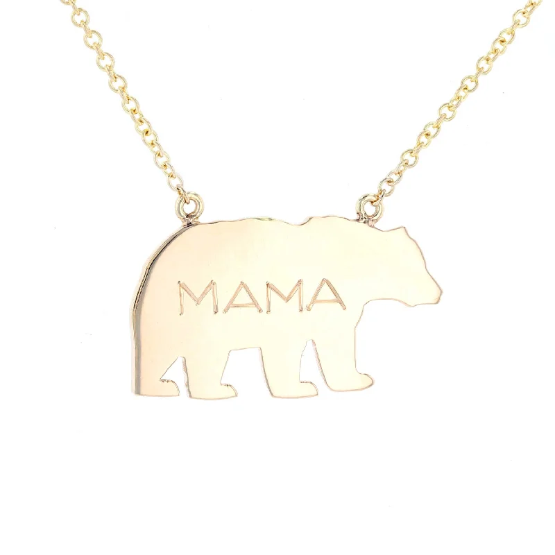 Luxury Charm Necklaces -Mama Bear Necklace