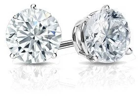 Personalized Earrings For Women-Martini Diamond Earrings