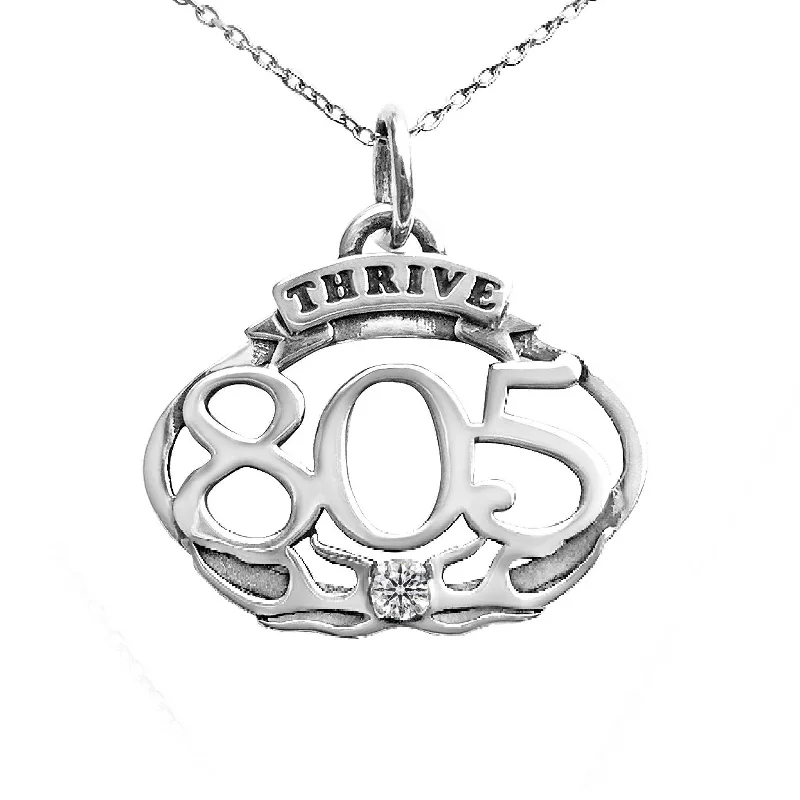 Pendant Necklaces -Thrive 805 Diamond Necklace