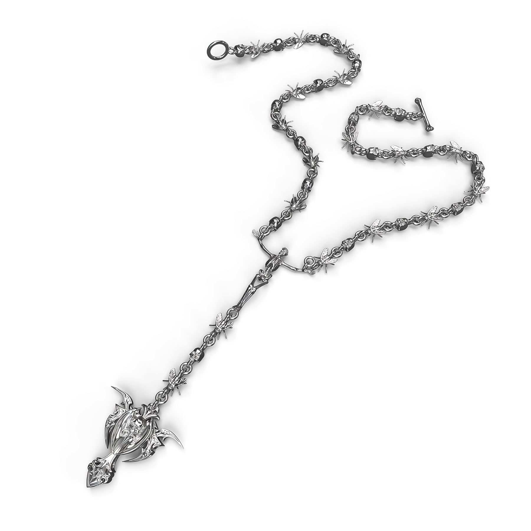 Cool Necklaces -ROTTEN ROSARY