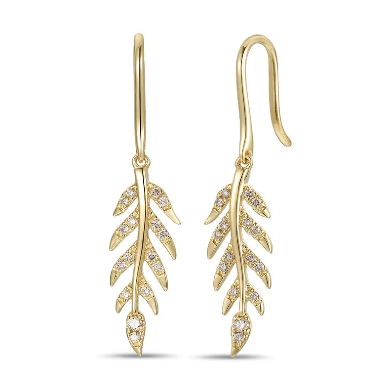 Unique Dangle Earrings-Le Vian Creme Brulee® Diamond Earrings TRMY 12D