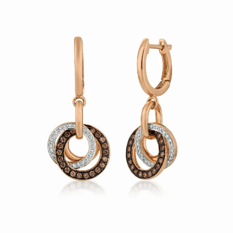 Customized Earrings-Le Vian Chocolatier® Diamond Earrings WJBO 51