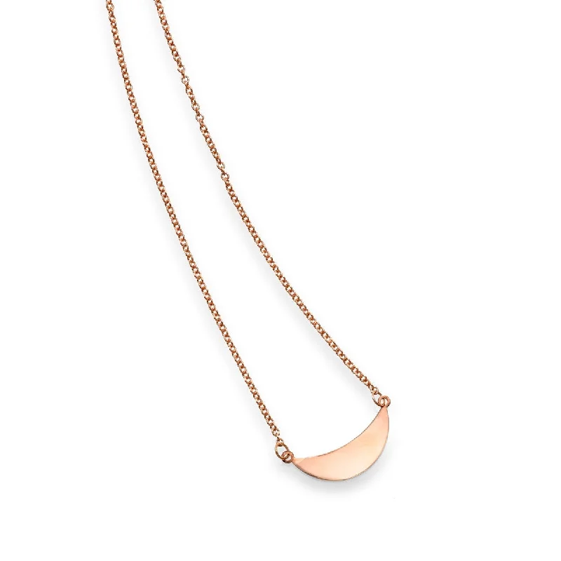 Long Gold Necklaces -14kt Gold 18" Polished Necklace with Ext. at 16" Spring Ring Clasp RC6727-18