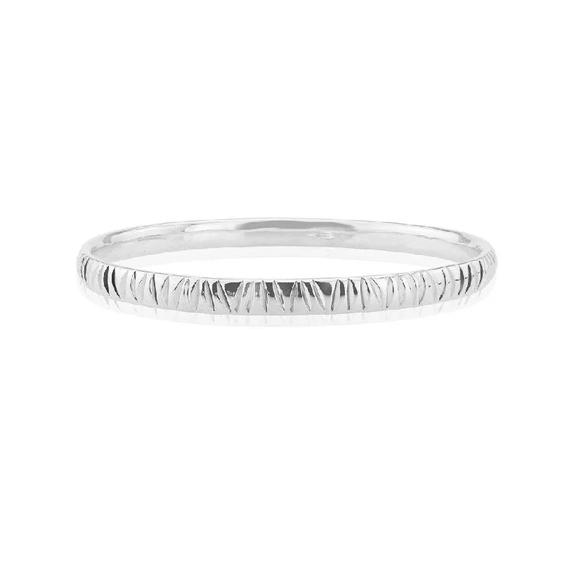 Glass Bangles For Wedding-John Garland-Taylor Elena Bangle in Sterling Silver