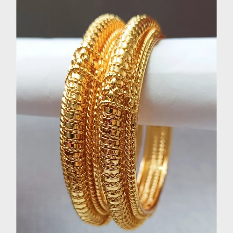 Bangles With Multi-Color Designs-Darshana Jewels Gold Plated Metal Bangles